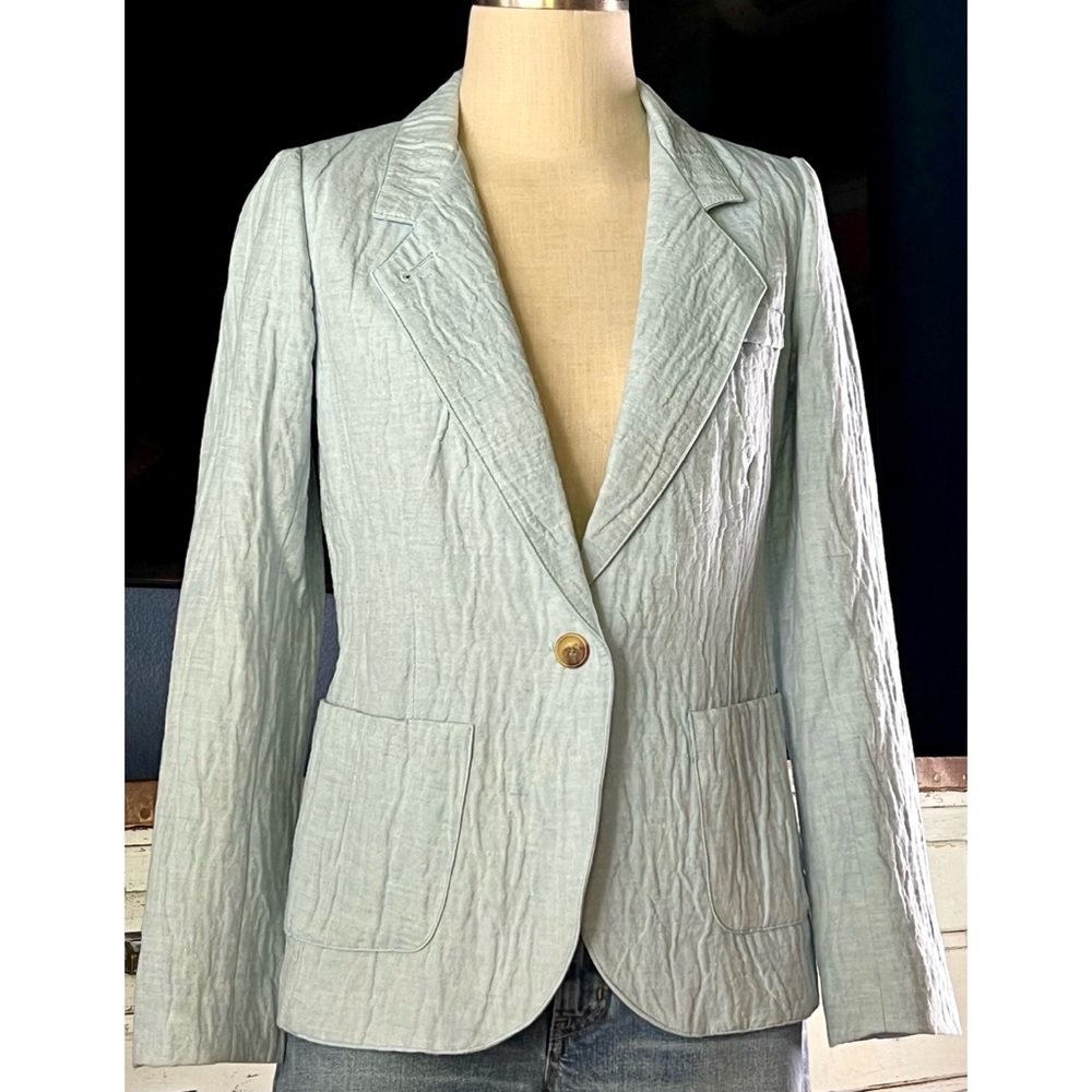 Smythe Dickens Chambray Blazer 6